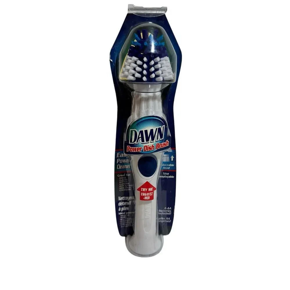 Sealed Dawn Power Dish Brush Battery Operated Power Scrubber Spinning Head NEW